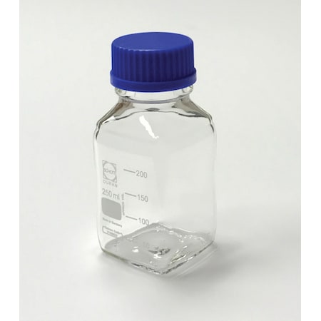 United Scientific Media/Storage Bottles, Square, 500, PK 10 BMS0500